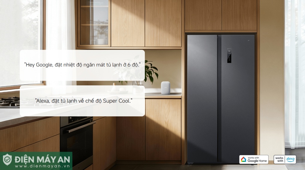 Tủ lạnh Xiaomi Mijia Inverter 635 lít Side By Side MRS72HMPAVN